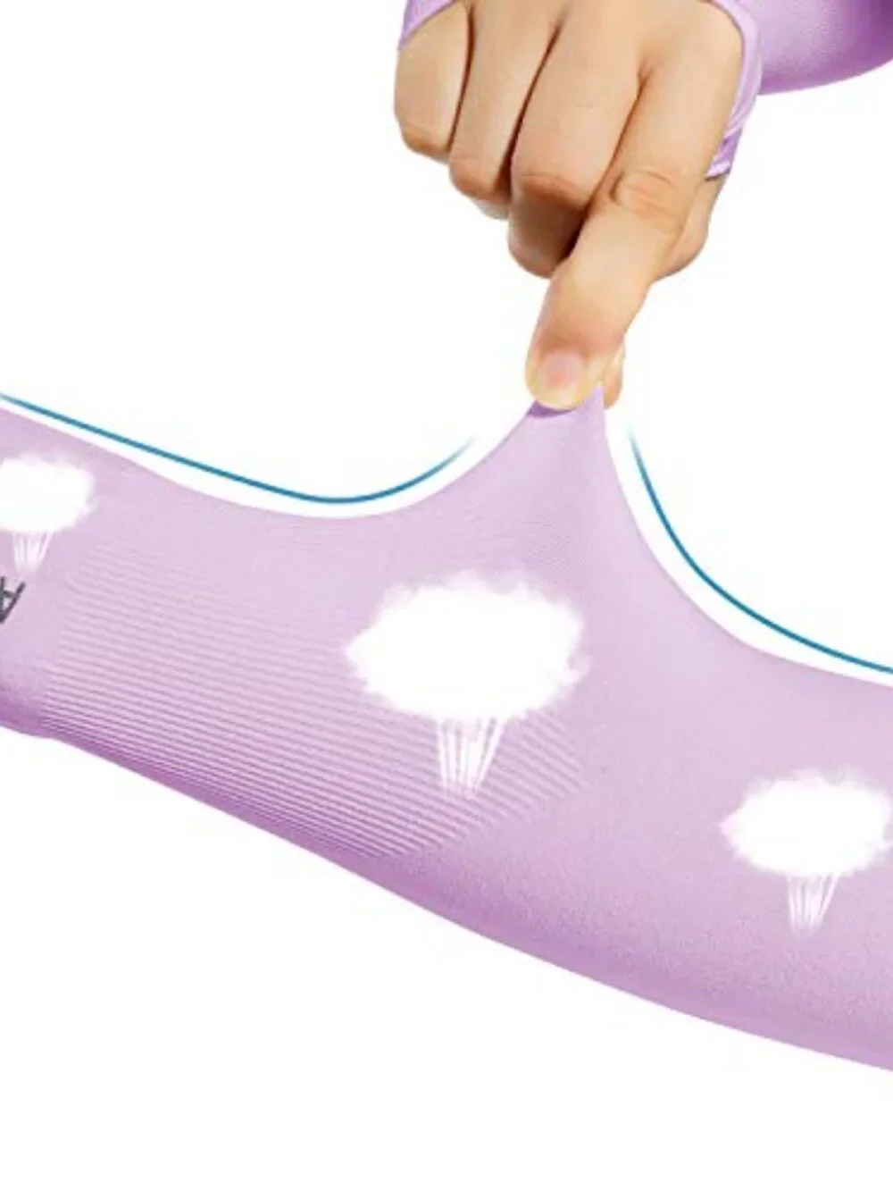 6 Pairs UPF50+ Arm Sleeves with Thumb Hole for Women Men UV Sun Protection